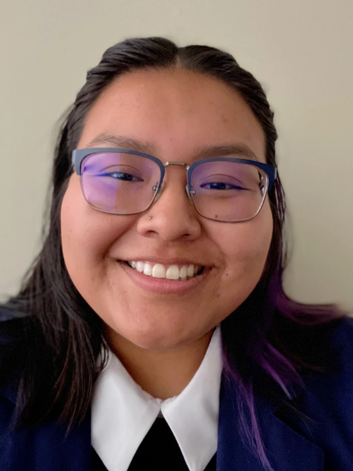 Woman smiling at the camera