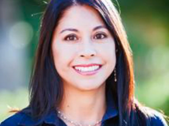 Woman smiling at the camera