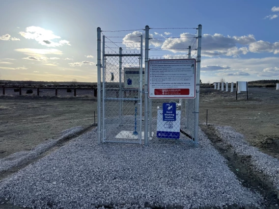 Water pumping station in the Navajo Nation