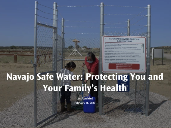 Navajo safe water