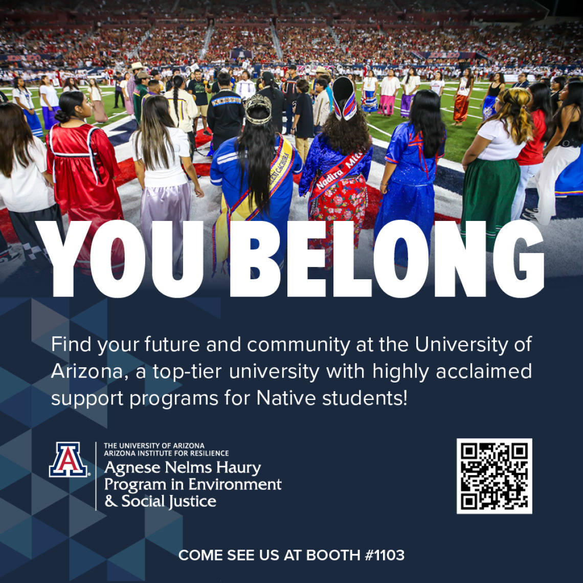 You Belong! Find the Haury Program at AISES Booth #1103